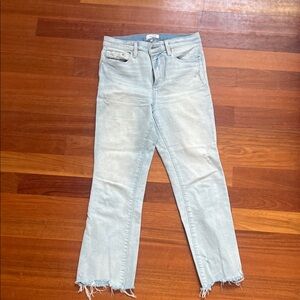 Pistola Light Wash Straight Leg Jeans